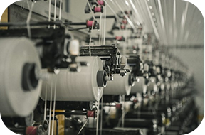 Finished textile rolls ready for export